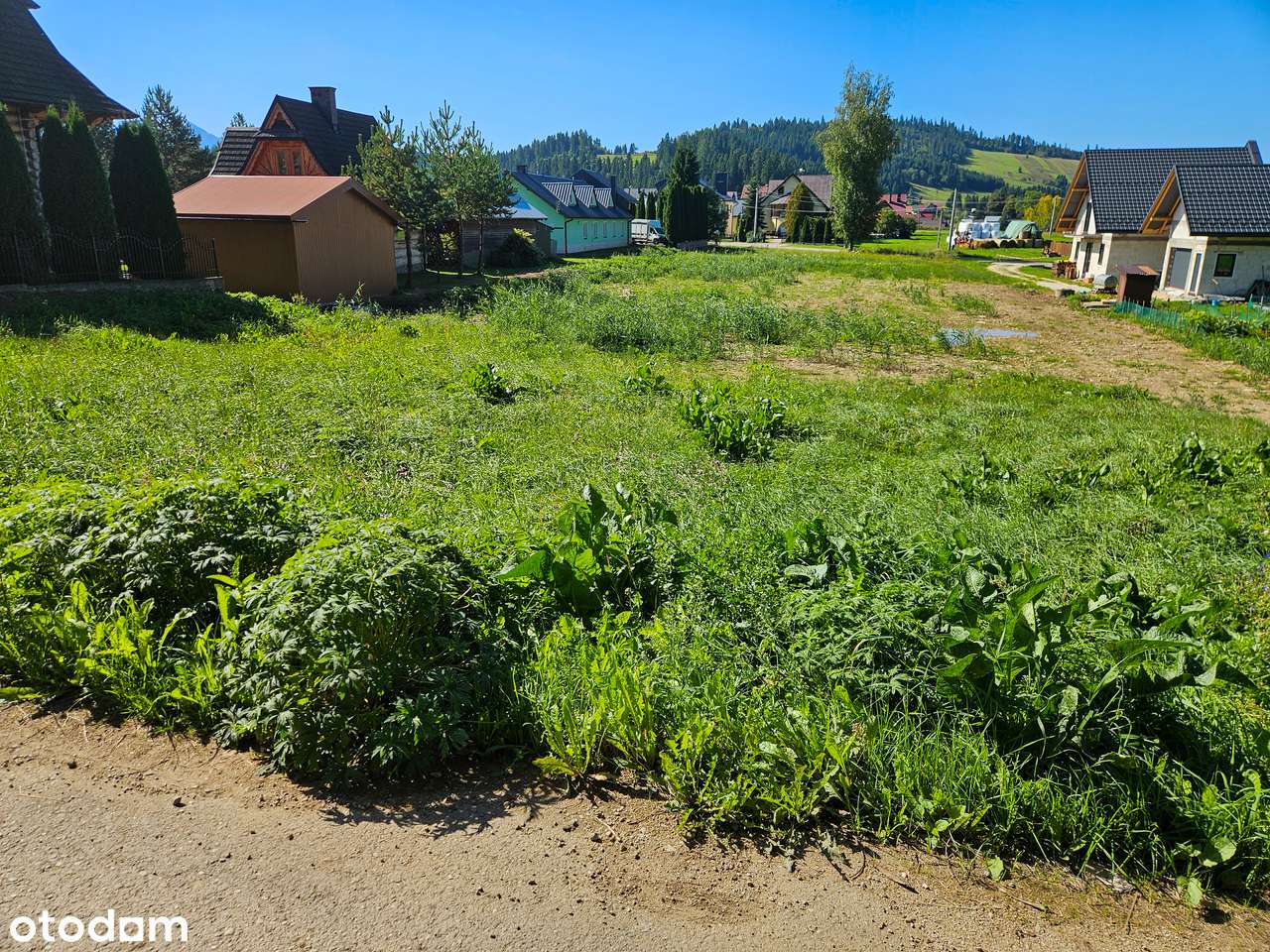 Trzy działki budowlane 850, 948, 1029 m2 -natura, góry blisko jezioro.-1