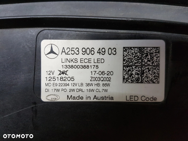 MERCEDES GLC W253 LIFT 19- FULL LED LAMPA PRZEDNIA PRAWA - 4