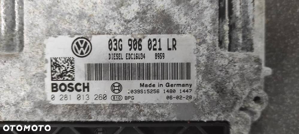 KOMPUTER SILNIKA 03G906021LR VW PASSAT B6 1.9 TDI - 2