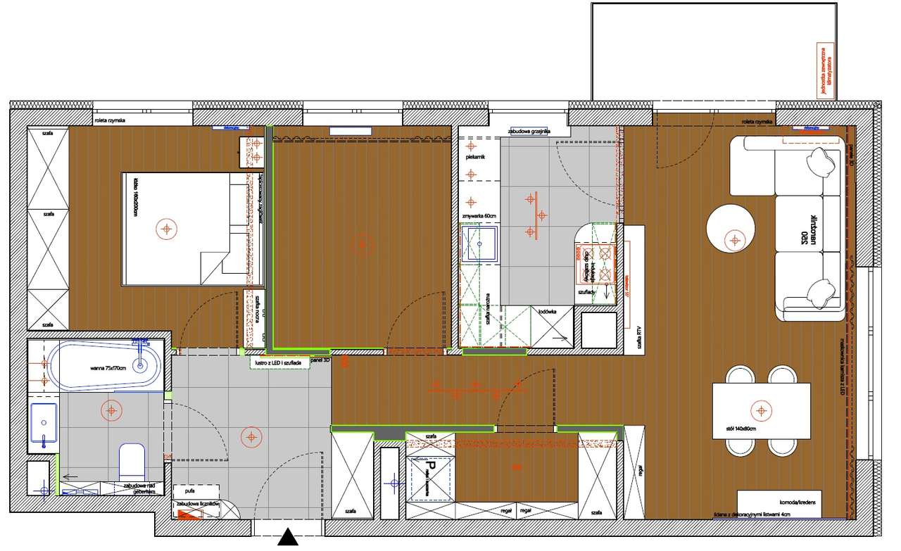 3 pokojowe mieszkanie z oddzielną kuchnią oraz garderobą | Nowe budow.-19