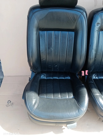 Fotele komplet kanapa skóra elektryczne boczki VW Passat B5 W8 - 2