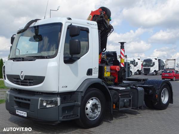 Renault PREMIUM 430 / MANUAL / EURO 5  + MACARA PALFINGER PK 14002 / RADIO COMMANDE / - 11