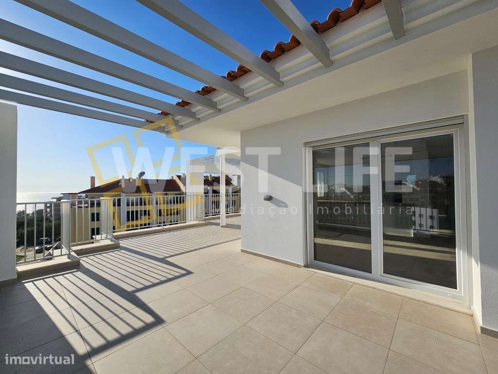 Penthouse T3 com 3 suítes e terraço com magnifica VISTA MAR - Ericeira-29