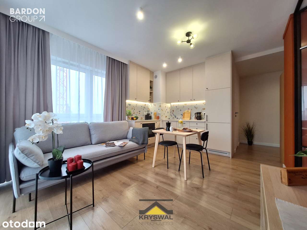 Słoneczne mieszkanie z dużym tarasem w centrum miasta,wysoki standard! - Pełny obrazek: 4/20