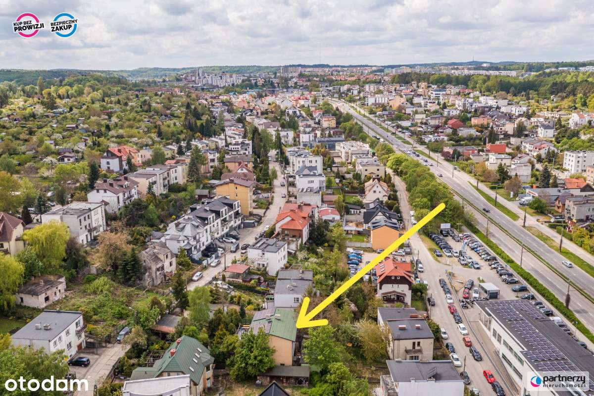 Działka budowlana centrum Gdyni | Urządzony ogród