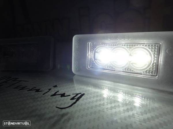 Suporte De Lâmpada De Matricula Com Led Branco Peugeot 207 CC, 308 MK2, 2008, 208, Citroen C5 - 20