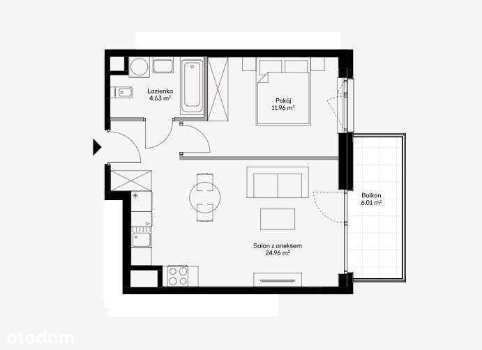 Nowe 2 pokoje na bliskiej Woli-4