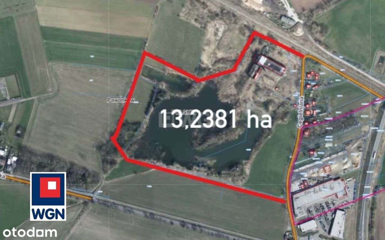 Duży teren przemysłowy na sprzedaż