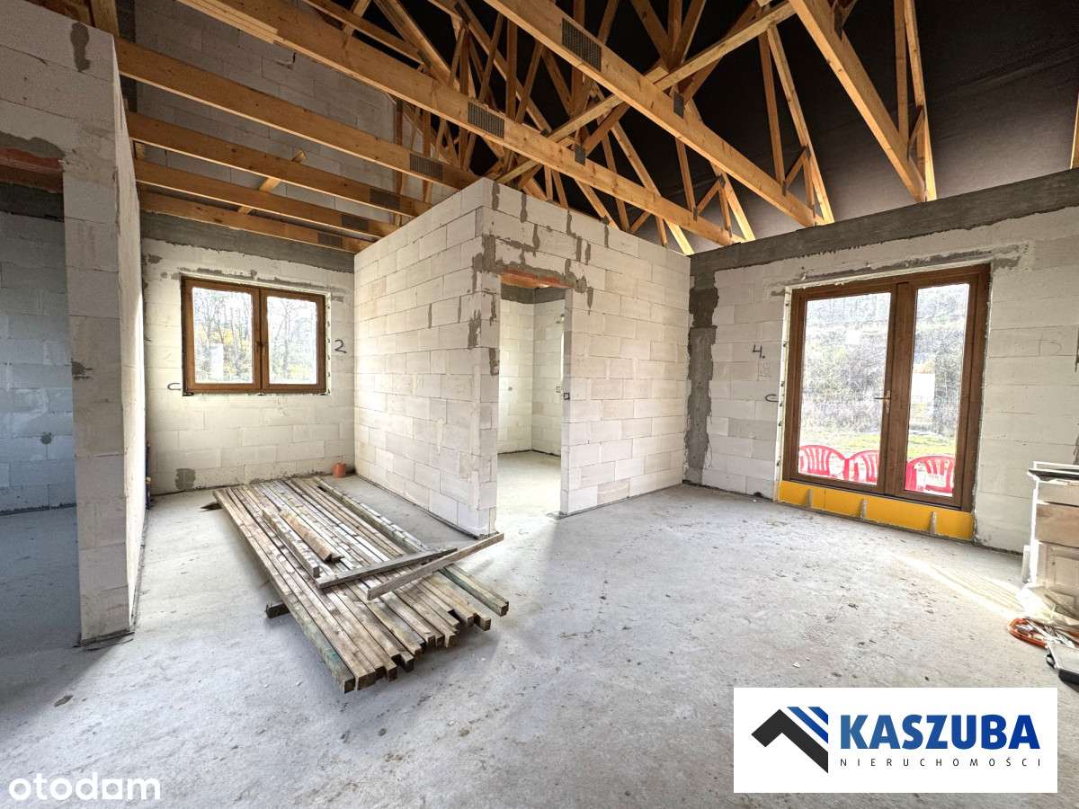 Przylep wolnostojący surowy zamknięty działka 9ar-13