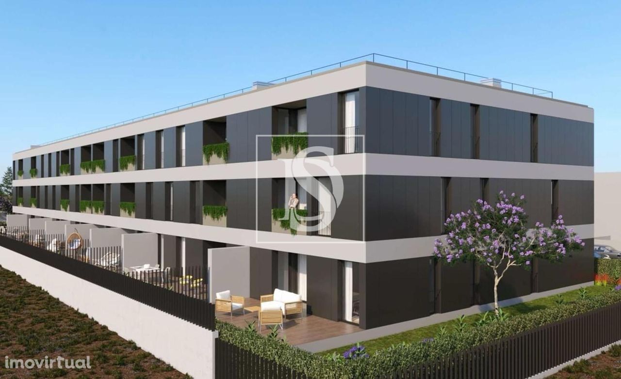 Apartamento T2 Novo com Jardim  em São Mamede de Infesta