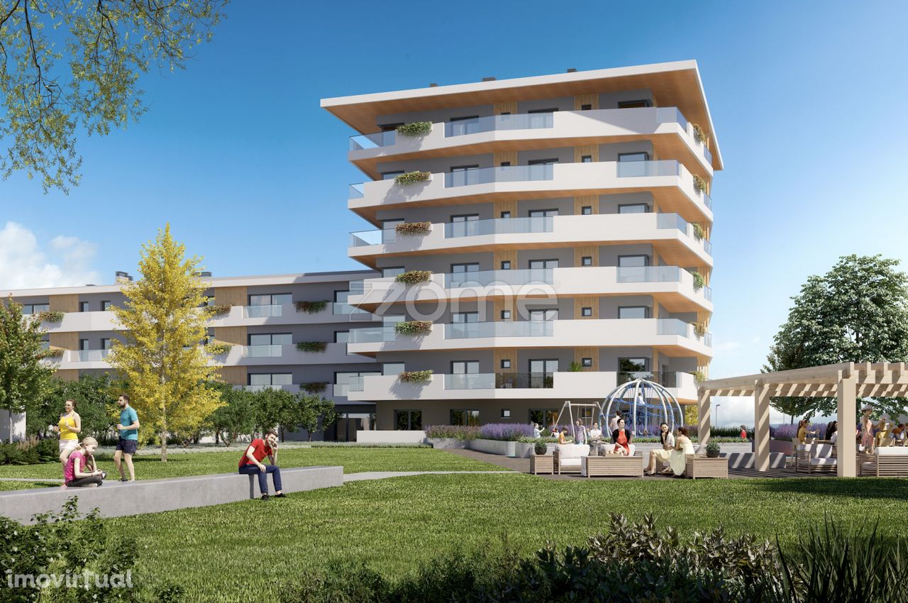 Apartamento T3 novo em construção, R/C com 156m2, Ramalde-Porto