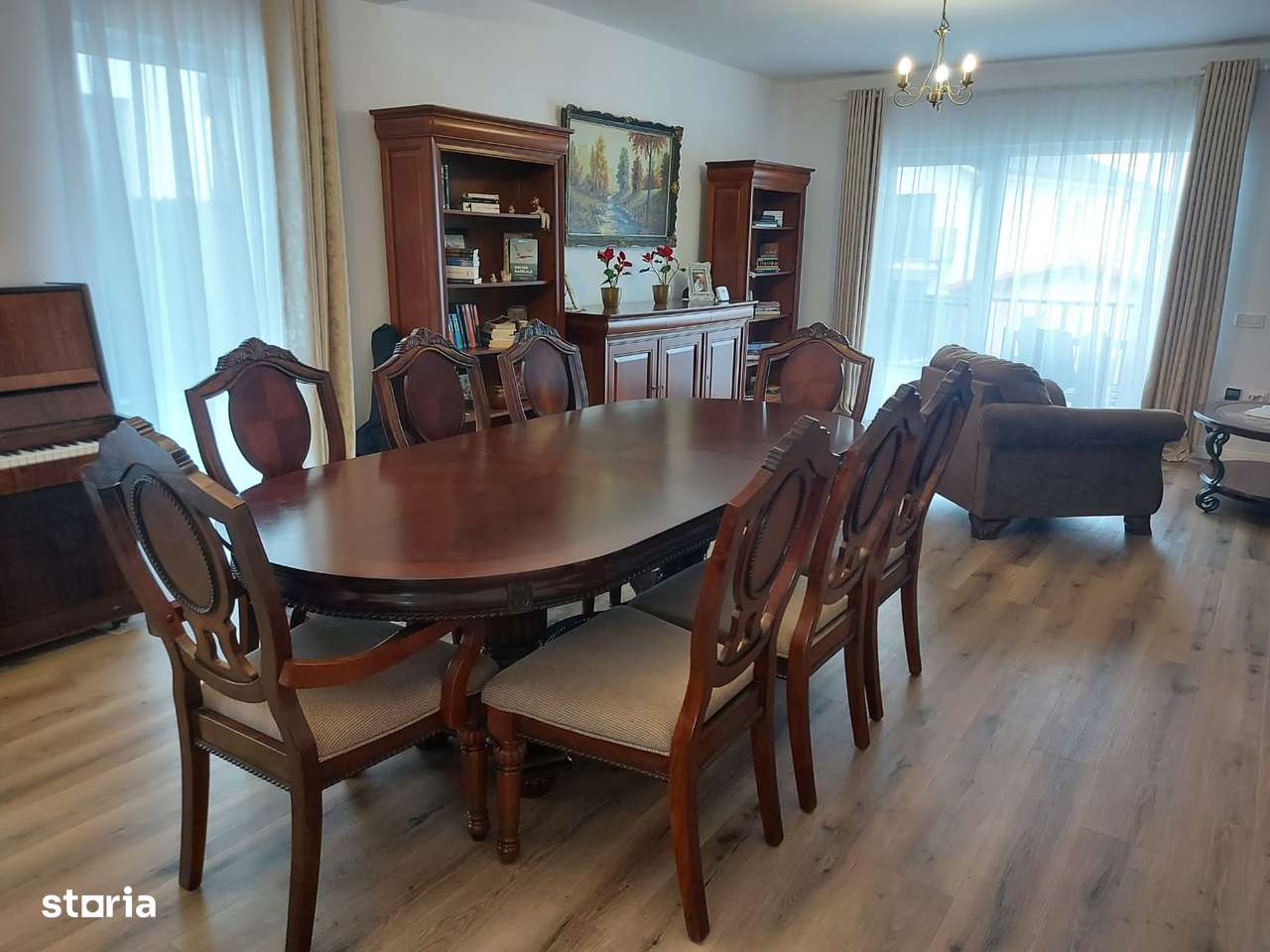 Casă cu 4 camere încălzire în pardoseală, terasă acoperită și pivniță-6