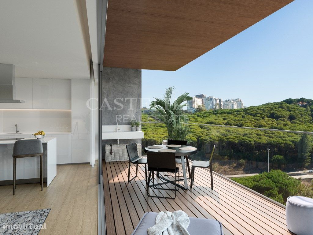 Apartamento T2 com terraço em condomínio privado em Miraf...