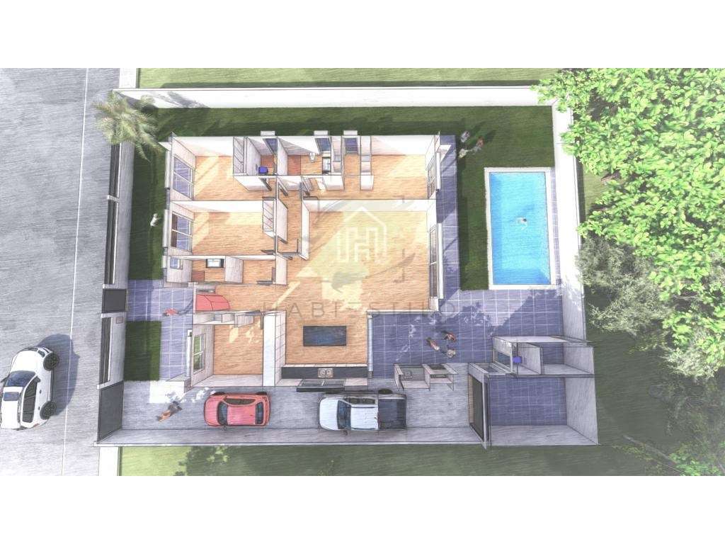 Moradia isolada v4 com piscina - Grande imagem: 5/32