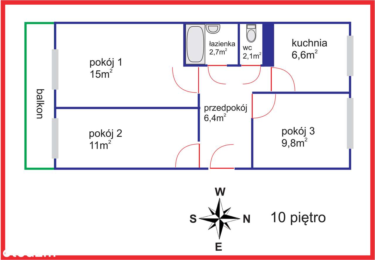 3 pok. Spółdzielcze Własnościowe Piaskowa Góra-17