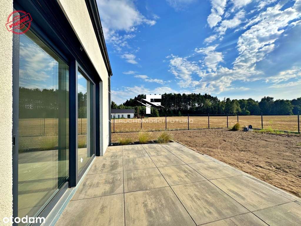 Nowoczesny parterowy dom pompa ciepła rekuperacja Dąbrowa-5