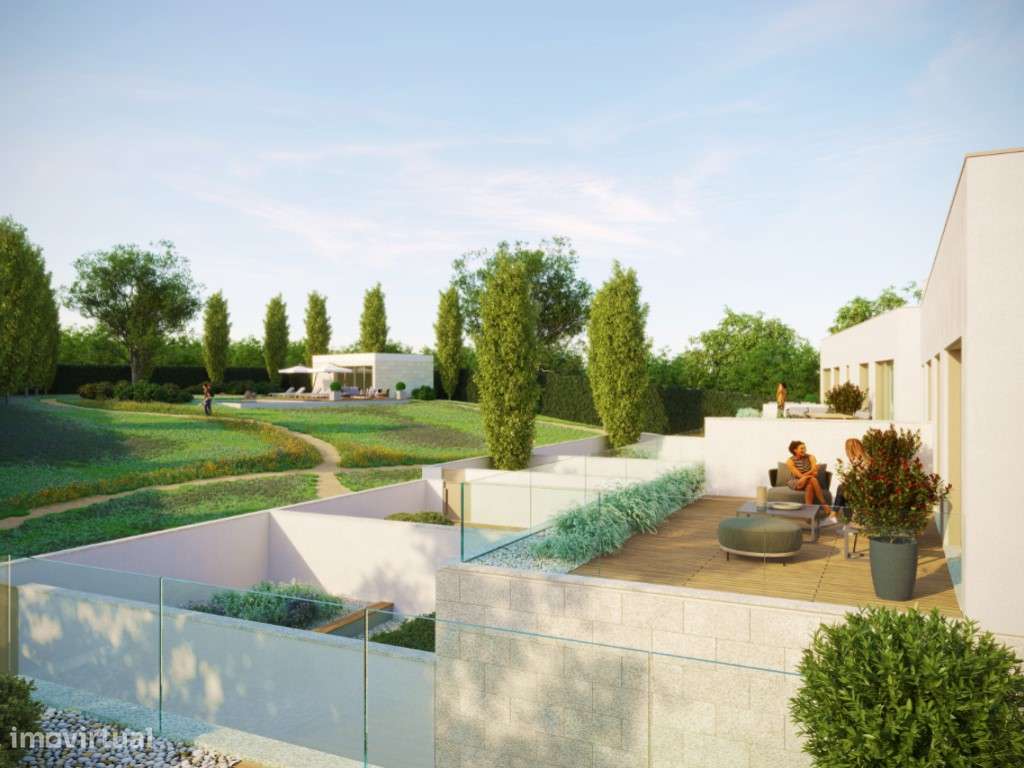 Moradia V3 Geminada com terraço e jardim, a 900 metros do mar-10