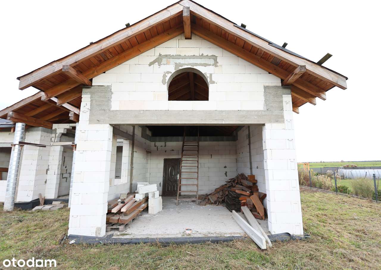 Dom pod Ostrowem Wlkp.– stan surowy, atrakcyjna cena!Możliwość zamiany-7