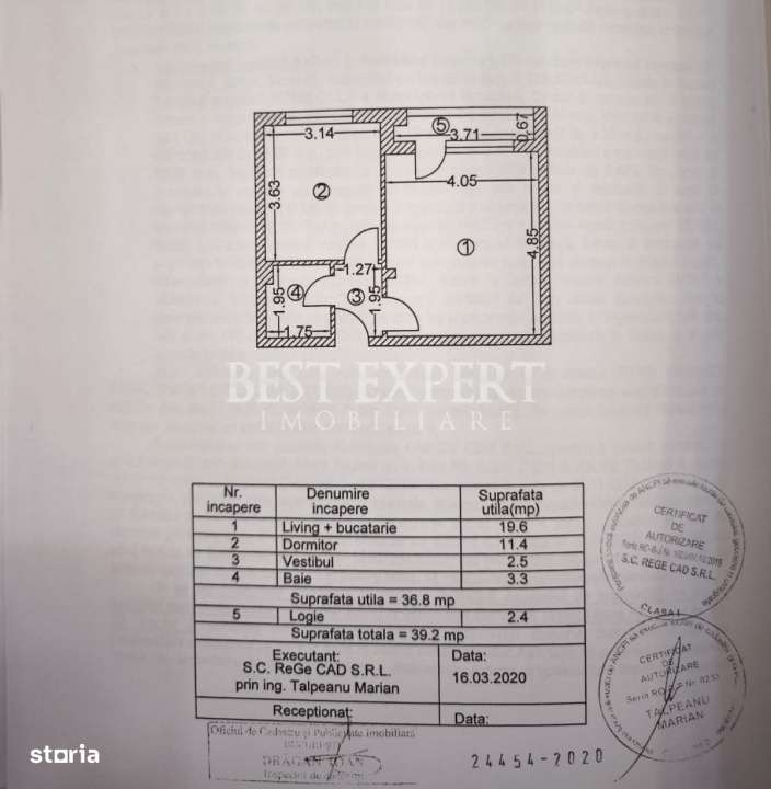 Garsoniera dubla pret avantajos Ideal Investitie-11