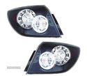 FAROLINS PARA MAZDA 3 HATCHBACK 5P 03-09 LED FUNDO PRETO - 1