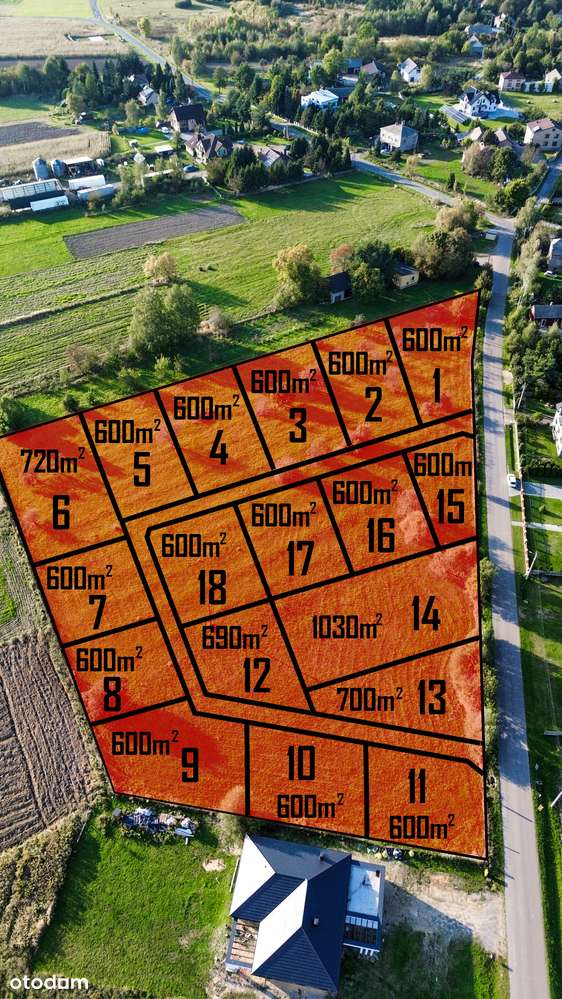 DZIAŁKI BUDOWLANE | OD 600m² | STARA HUTA | UL.WSPÓLNA | 18 DZIAŁEK - Pełny obrazek: 4/6