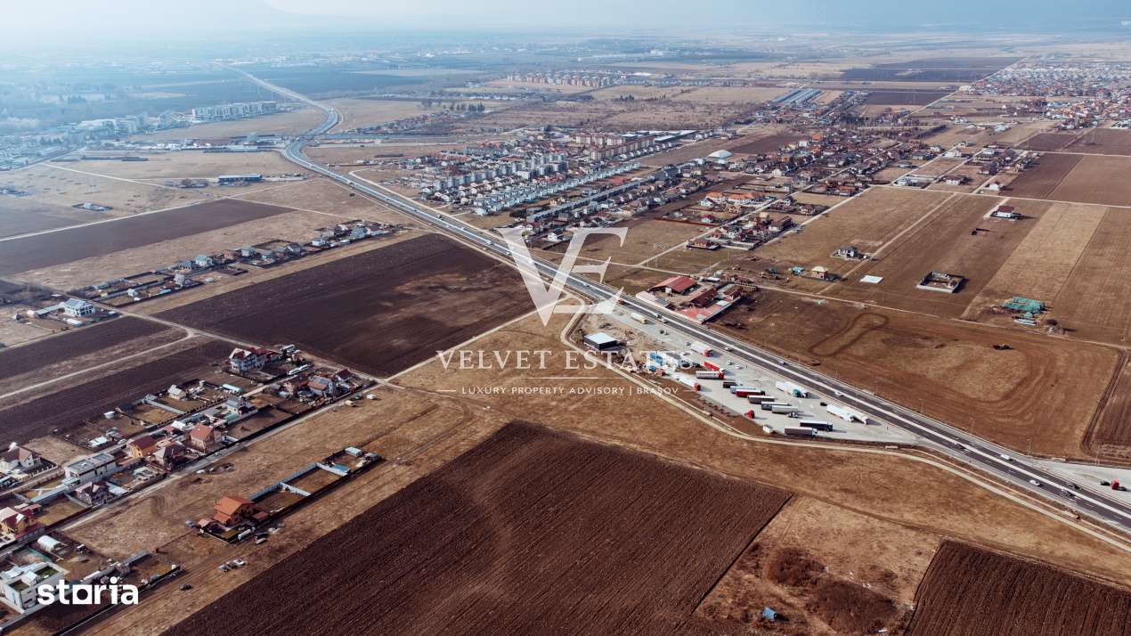 Teren 9.026 mp Sanpetru/Brasov – PUZ Aprobat Blocuri P+2E+M-4