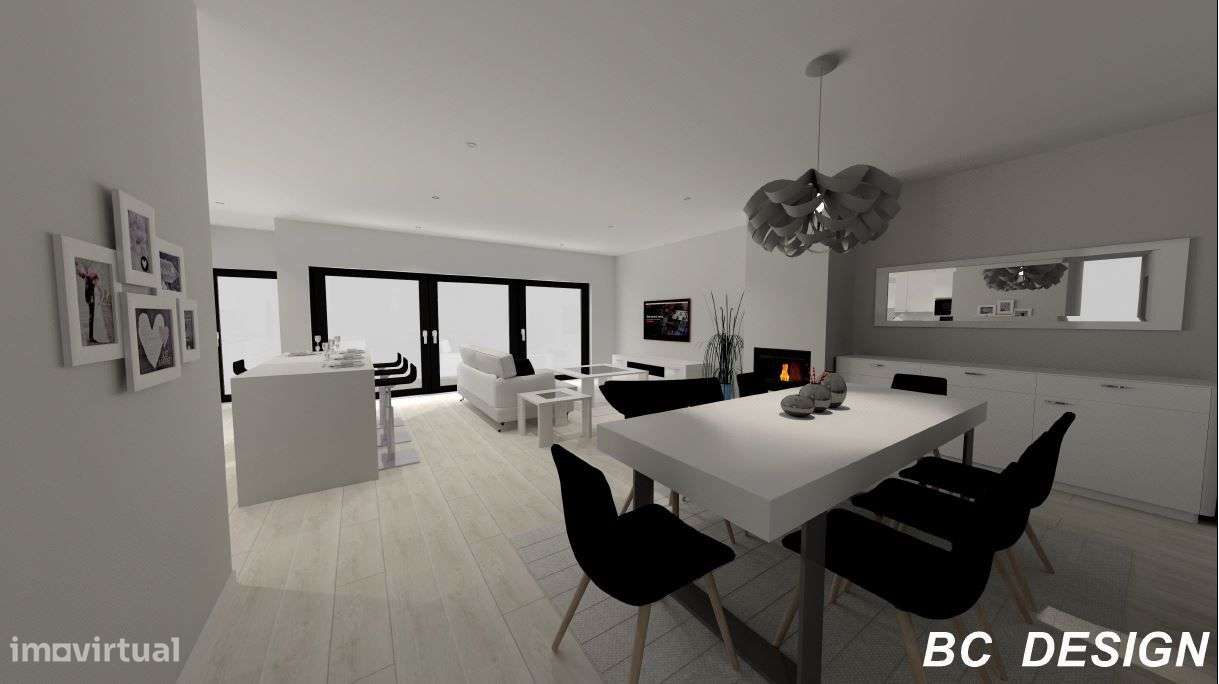 T4 Segundo andar orientação Sul, c/ 2 estacionamentos e sótão-5