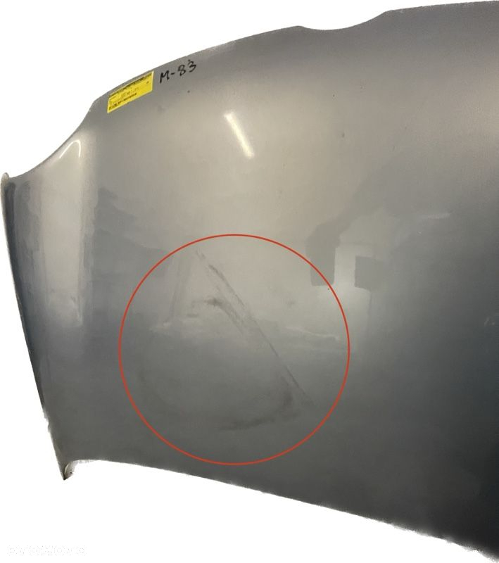 Aluminiowa Maska Pokrywa Silnika Volkswagen Lupo 3L 1998-2005r Srebrna - 5