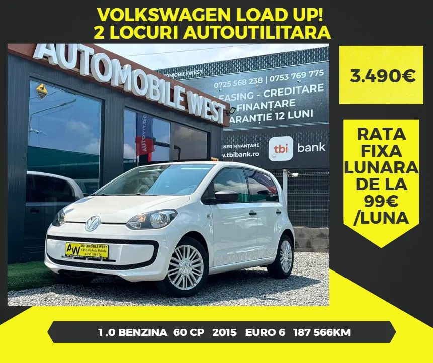 Volkswagen Up! 1.0 White 2015