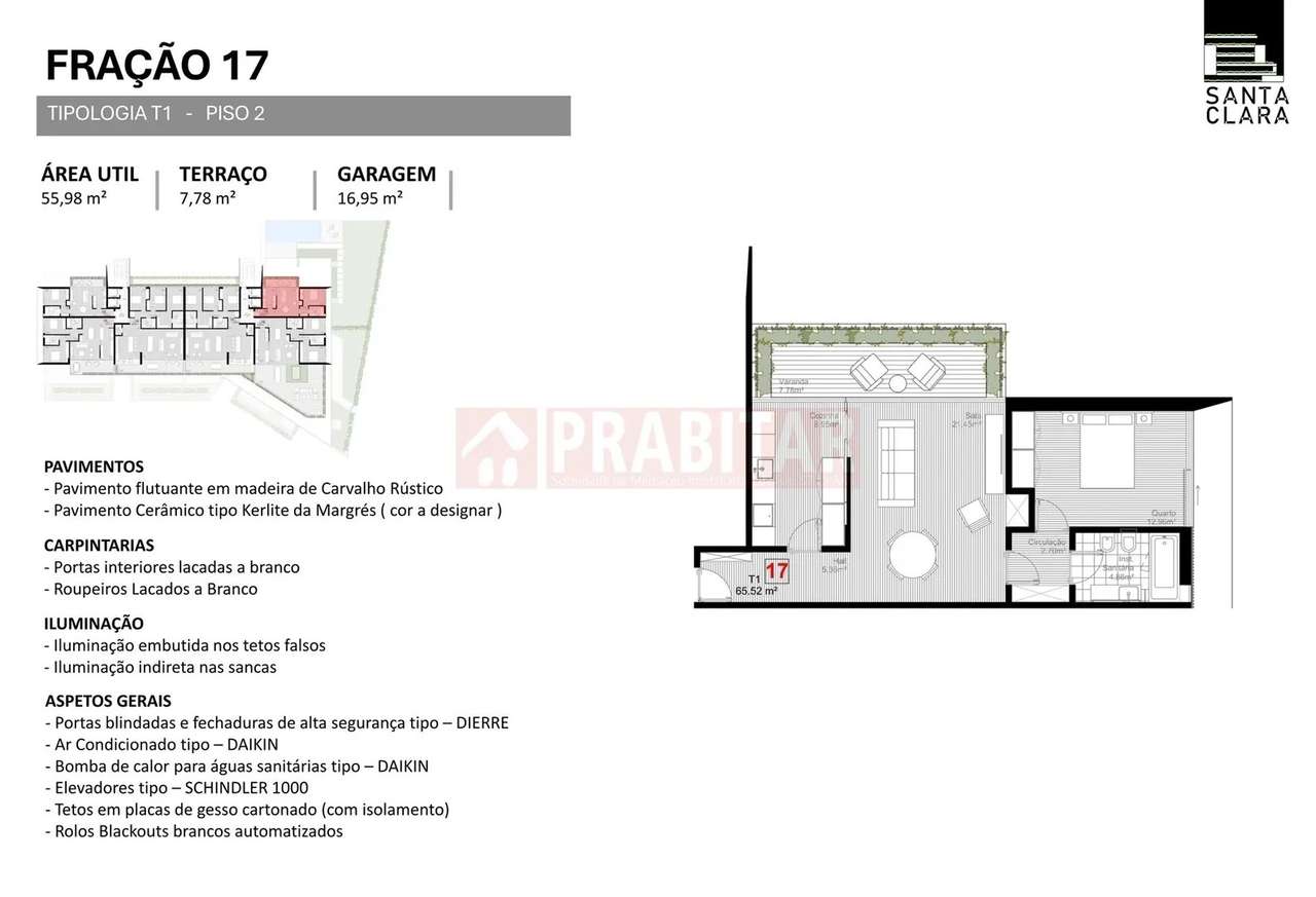 Em Santa Clara, T1 em Condomínio Fechado com Piscina e Jardim-18