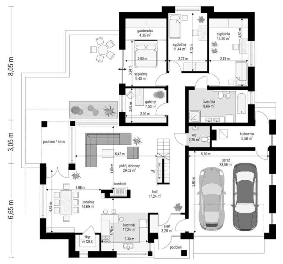 Blisko Pkp, duża działka, dom Nowinki - Pełny obrazek: 4/10
