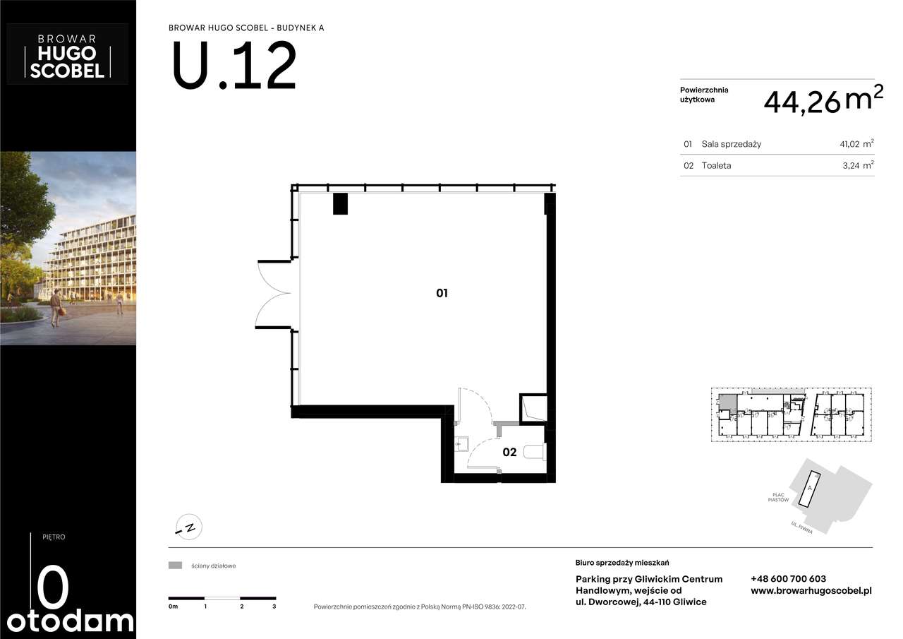 Browar Hugo Scobel | lokal użytkowy U12 - Pełny obrazek: 2/5