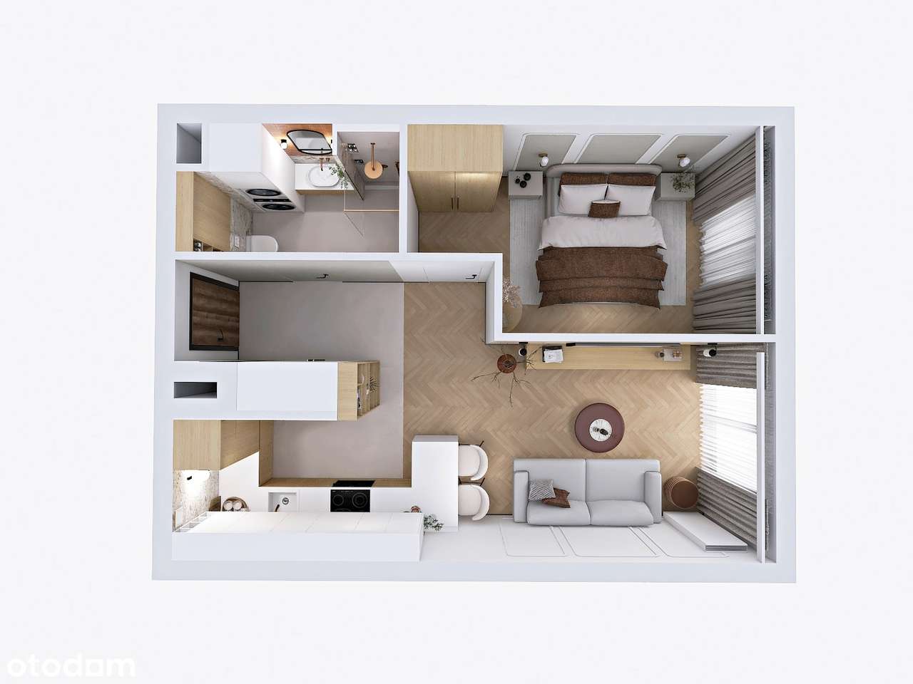 OFERTA PREMIUM NOHO NADGÓRNIKÓW 2 POKOJE | 42m2 | ENG SOFT MINIMALIZM-16