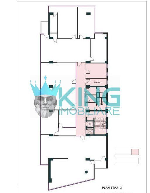 Spatiu Birouri | 518mp | Centrala | Cladire Birouri | Compartimentat |