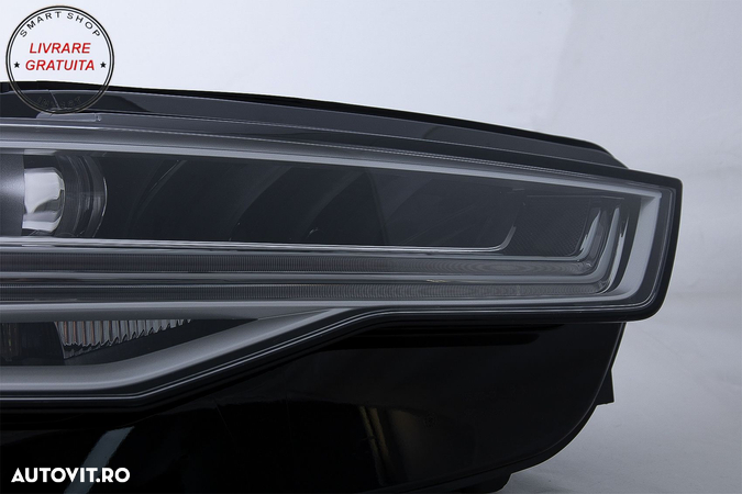 Faruri Full LED Audi A6 4G C7 (2011-2018) Facelift Matrix Design Semnalizare Dinam- livrare gratuita - 3