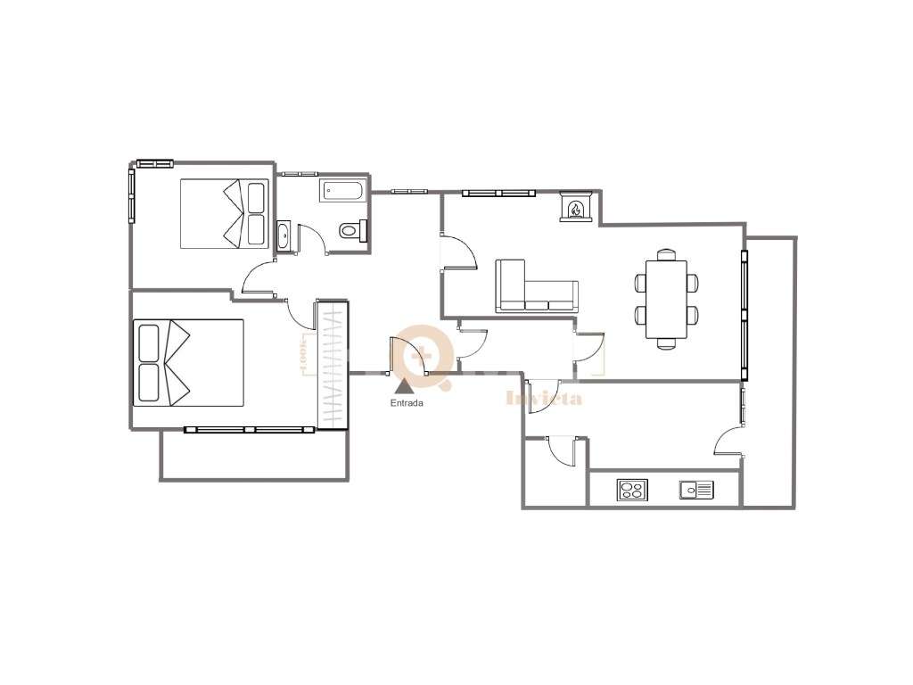 Apartamento T2 c/garagem Fechada | Milheirós, Maia-28