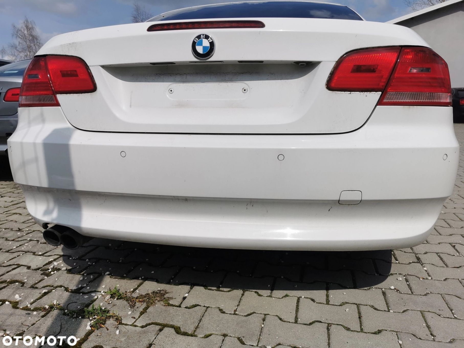 Zderzak tył tylny BMW e92 e93 PDC kompletny BIAŁY - 1