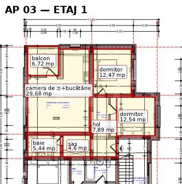 Apartament spatios cu 2 dormitoare si terasa generoasa, Bistrita — fotografia 1