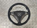 VOLANTE GUIADOR COMPLETO MERCEDES SLK R171 PELE MULTIFUNÇÕES AIRBAG ORIGINAL - 3