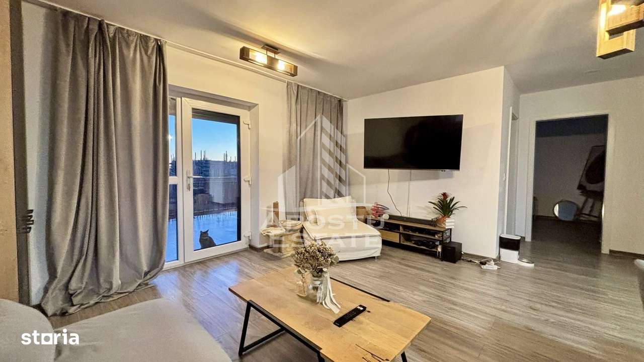 Penthouse cu 3 camere, 2 bai in zona Braytim, terasa spatioasa 30 mp - Imagine principală: 4/12