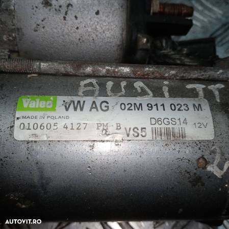 Electromotor Audi-Seat-Skoda-VW 2.0 TDi | 02M 911 023 M | 010605 4127 PM-B - 4