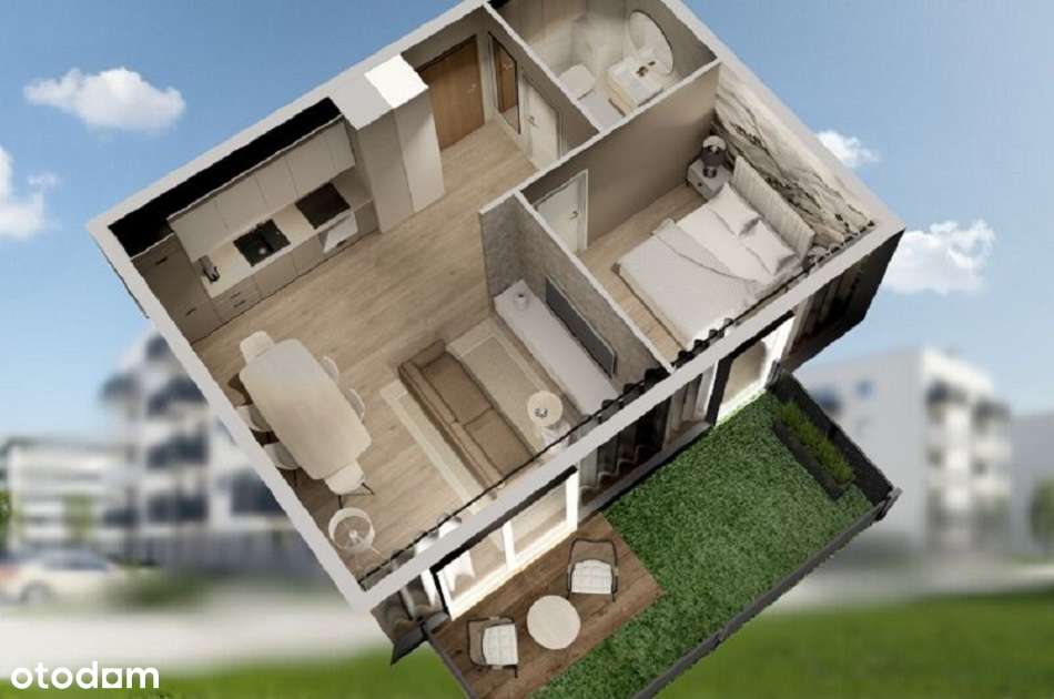 2 pok. z ogrodem | Osiedle Widokowe - Pełny obrazek: 4/4