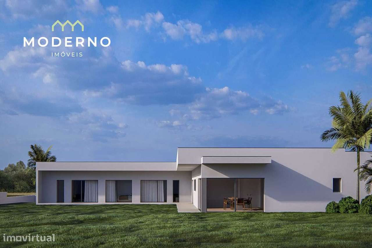 Moradia Térrea T4 com piscina (nova, em construção)-3