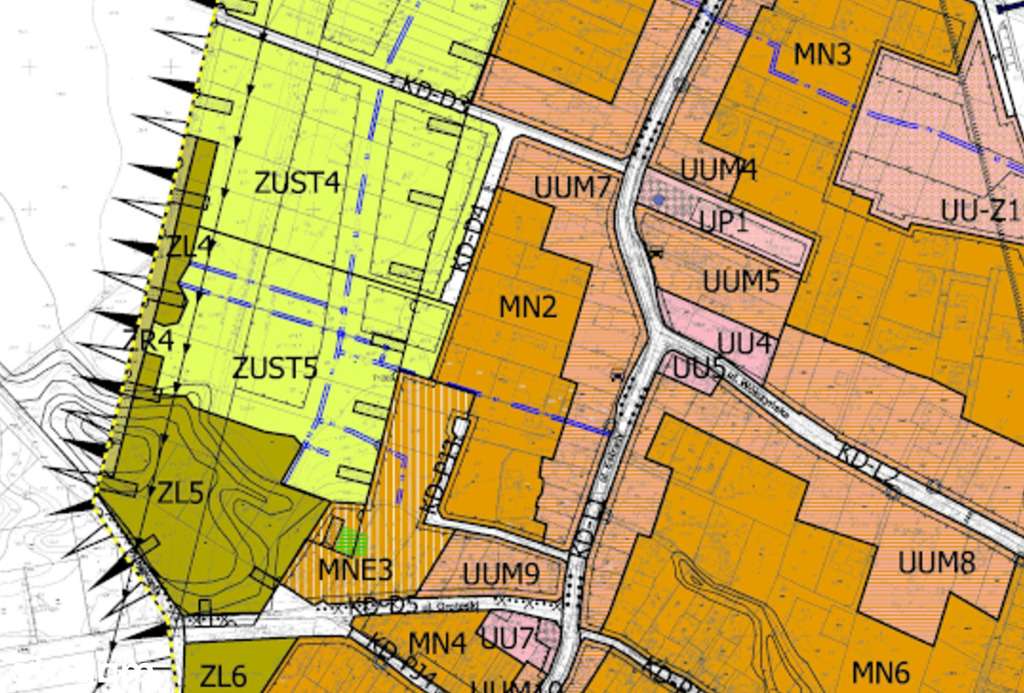 Bielany, Wólka, zabudowa jednorodzinna, duży PUM - Pełny obrazek: 4/5