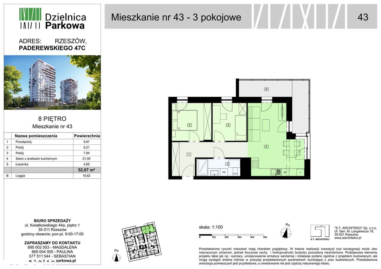 Finałowy etap inwestycji | 3 pokoje | świetna lokalizacja - Pełny obrazek: 2/8
