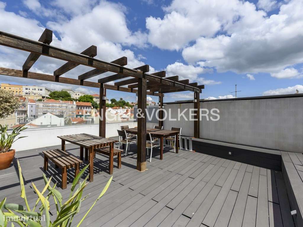 Penthouse T2 com Rooftop junto à Avenida da Liberdade - Grande imagem: 4/32