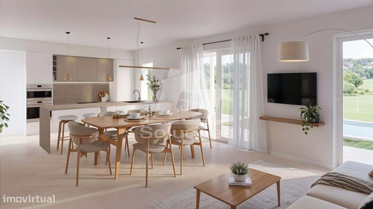 Moradia geminada T2+1 quartos com piscina privada no Silves Golf Resor - Grande imagem: 4/12