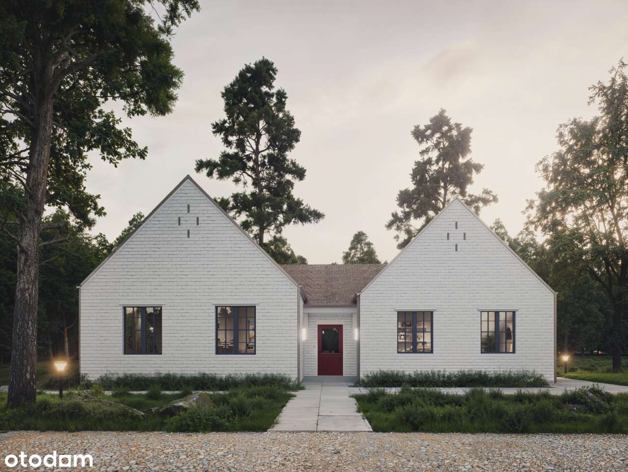 Działka budowlana w Skrzeszewie z pozwoleniem na budowę, uzbrojona-3