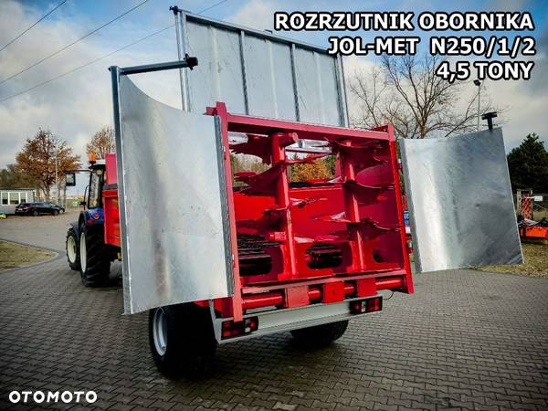 nowy ROZRZUTNIK JOLMET do nawozu obornika jednoosiowy N250/1 3,5 T STANDARD - 19