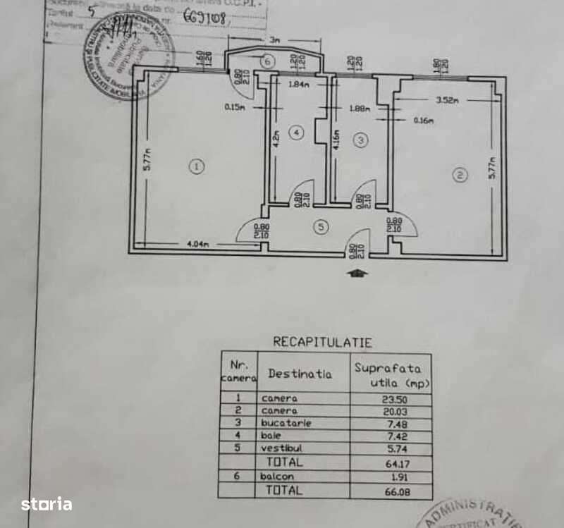 Apartament 2 camere Aviației – 66 mp, recent renovat-9